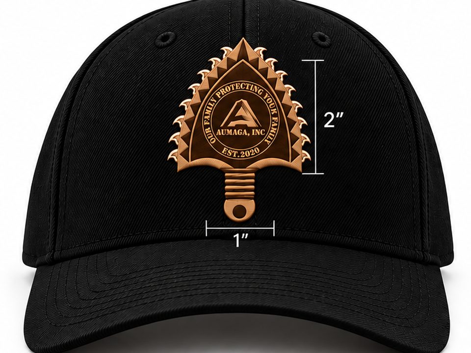 Aumaga Spear Cap design template