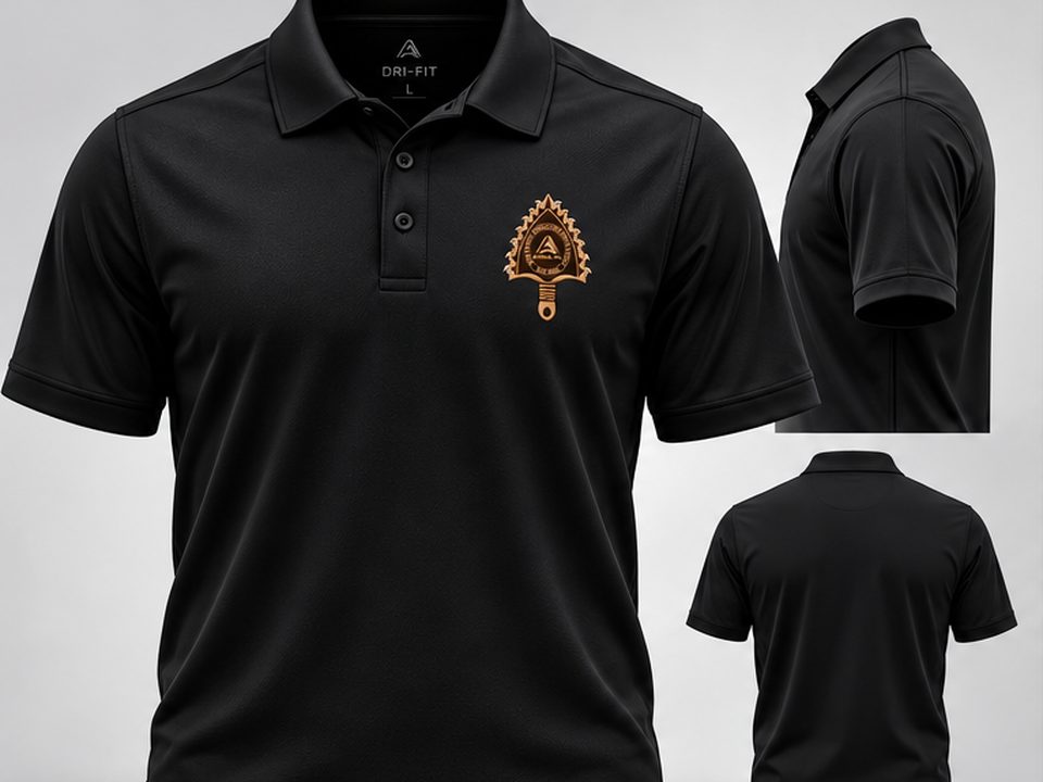 Aumaga Dri-Fit Polo design template