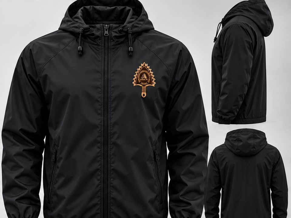 Aumaga Windbreaker design template